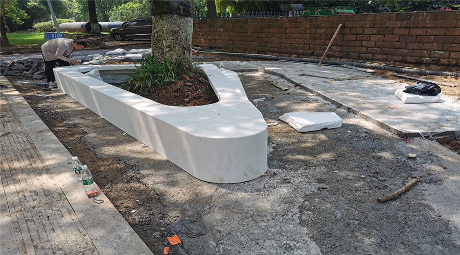 廣州南沙時代中國地產(chǎn)-飾紀(jì)上品UHPC坐凳項目