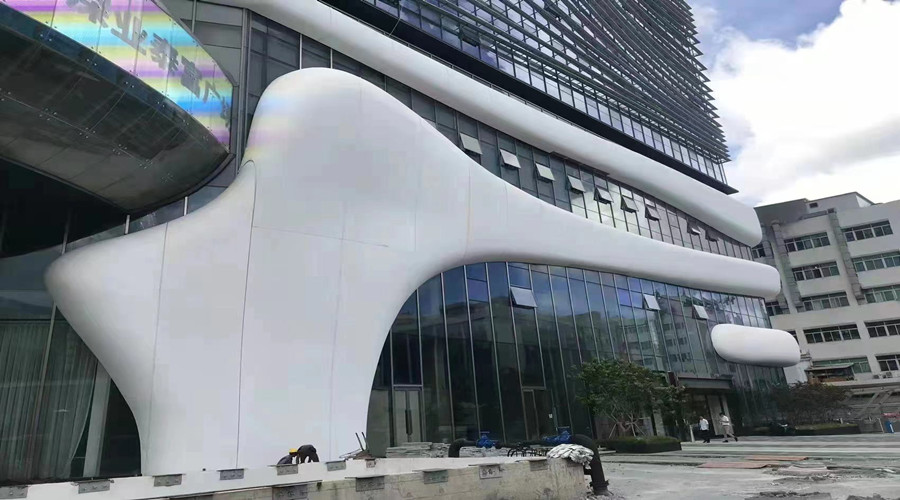 廣州民航技術(shù)學(xué)院GRC門頭定制向飾紀(jì)上品下單