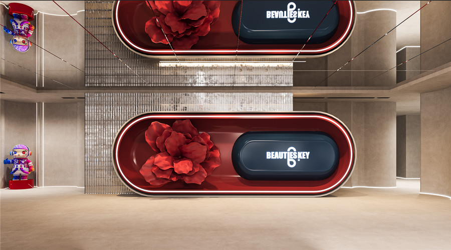 佛山南海醫美醫院GRG吊頂材料/GRG柱子項目