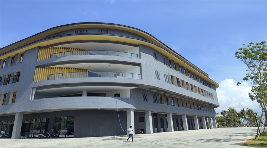 海南中央民族大學UHPC幕墻板工程案例