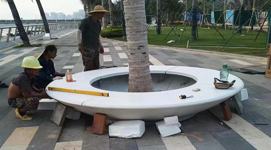 海南三亞鳳凰島UHPC透光坐凳樹池項目 海南三亞鳳凰島UHPC透光坐凳樹池項目