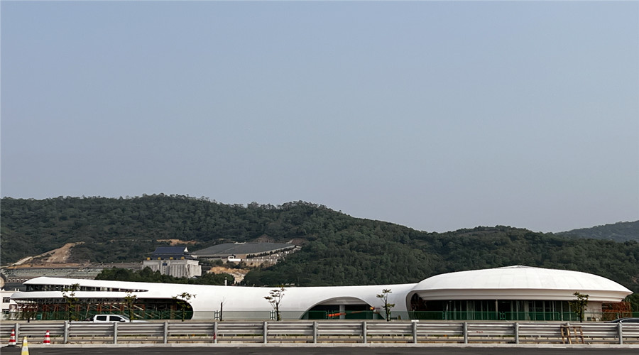 深圳沙田服務區GRC幕墻板項目 深圳沙田服務區GRC幕墻板項目