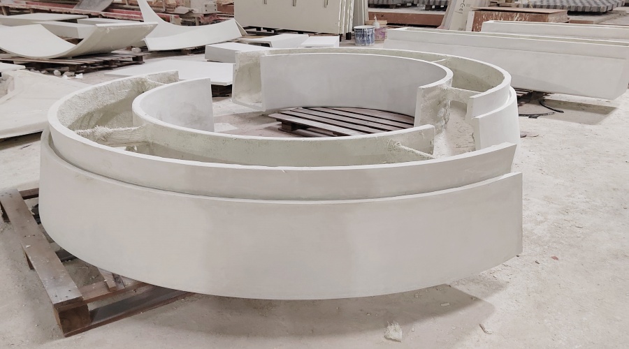 三亞海棠灣一期UHPC坐凳樹池項(xiàng)目