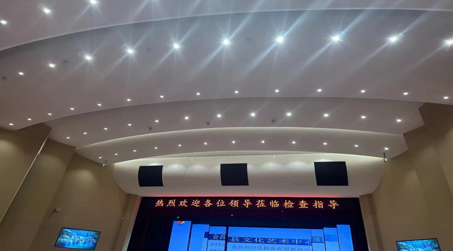 劇院GRG吊頂墻面造型 劇院GRG吊頂墻面造型