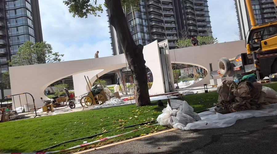 廣州南天名苑UHPC構(gòu)件雕塑工程案例 廣州南天名苑UHPC構(gòu)件雕塑工程案例