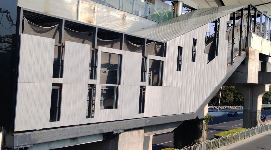 上海外南站UHPC肌理板工程案例 上海外南站UHPC肌理板工程案例