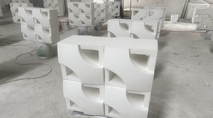 出口韓國GRC鏤空磚工程案例