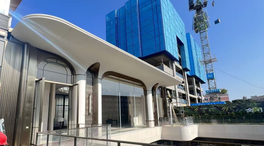 UHPC幕墻板與柱子門頭