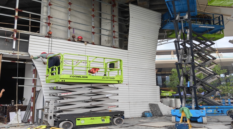 UHPC構件安裝現場