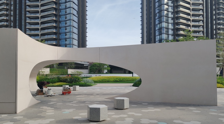 UHPC構(gòu)件安裝現(xiàn)場