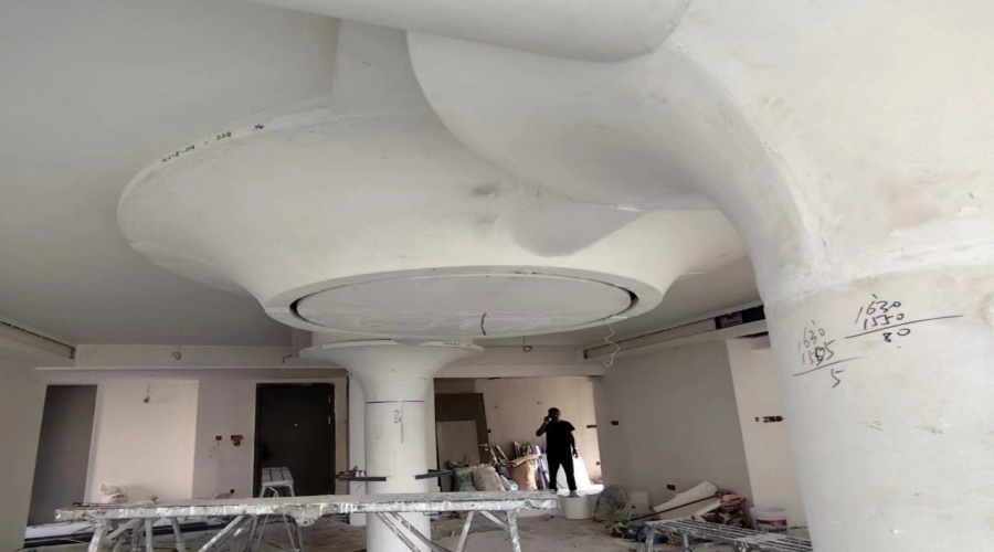 GRG構件安裝現場